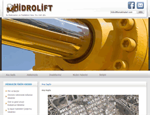 Tablet Screenshot of hidroliftismakinalari.com